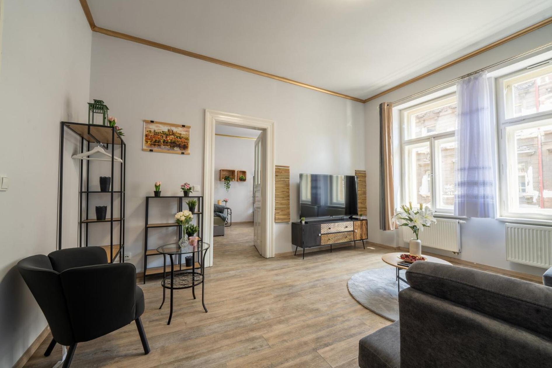 Cozy 3-brd Riverside In Center Apartmán Prague